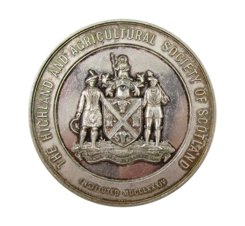 Scotland 1933 Highland & Agricultural Society 48mm Silver Medal