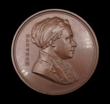 1848 William Hogarth Art Union Of London 55mm Medal - By Wyon