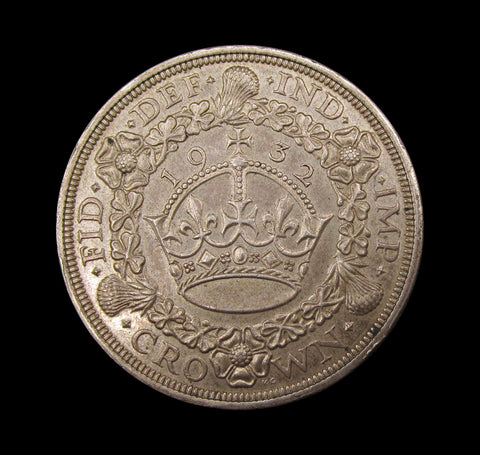 George V 1932 Wreath Crown - NEF