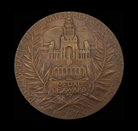 USA 1915 Panama–Pacific International Exposition 70mm Award Medal