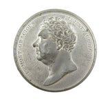 1830 Death Of George IV 51mm White Metal Medal