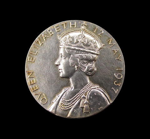 1937 George VI Silver Jubilee Royal Mint 32mm Silver Medal - Boxed
