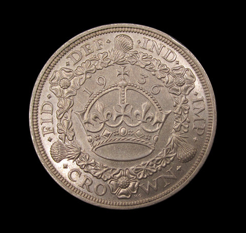 George V 1936 Wreath Crown - EF