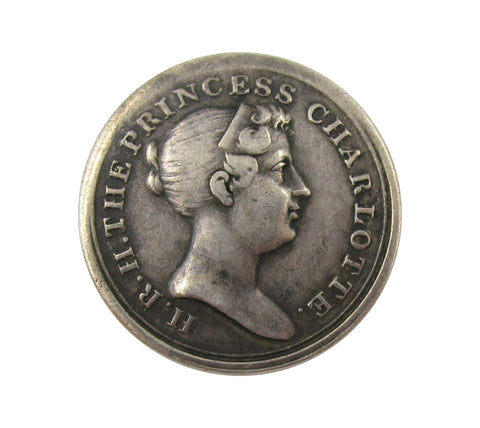 1817 Obsequies For Princess Charlotte 22mm Silver Medal