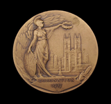 1936 Year Of The Three Kings Set Of 3 Bronze Medals - Cased