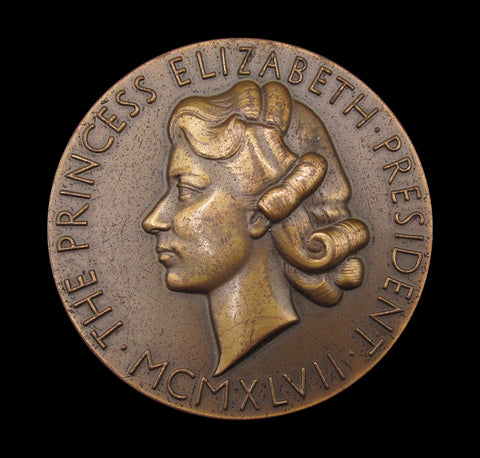 1947 Princess Elizabeth Royal Society Of Arts 57mm Medal