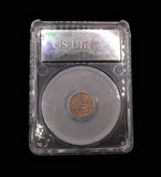Victoria 1881 Third Farthing - CGS UNC 85
