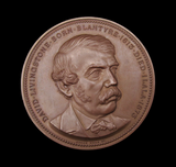 1913 London Missionary Society Livingstone Memorial 43mm Medal - By Wyon
