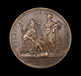 1727 Coronation Of George II 34mm Copper Medal - By Croker