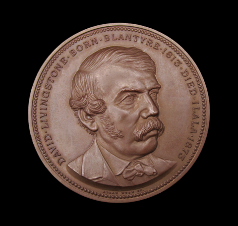 1913 London Missionary Society Livingstone Memorial 43mm Medal - By Wyon