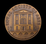1947 Princess Elizabeth Royal Society Of Arts 57mm Medal