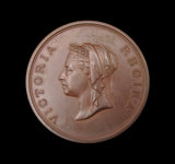 1885 International Inventions Exhibition 45mm Bronze Medal - By Wyon
