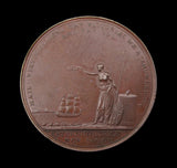 1800 Lord Nelson Return to England 38mm Bronze Medal - By Kempson
