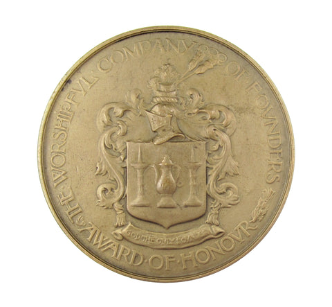 c.1910 The Worshipful Company Of Founders 57mm Award Medal
