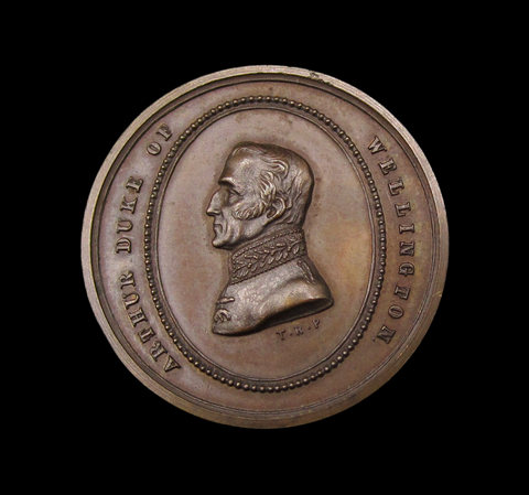 1852 Death Of The Duke Of Wellington 23mm Medal - By Pinches