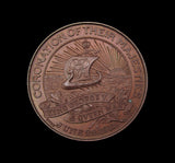 1911 George V Coronation 38mm Bronze Medal - By Owen