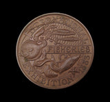 1883 International Fisheries Exhibition 45mm Cased Medal - By Wyon