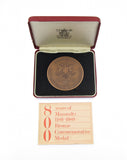 1989 RM 800 Years Of London Mayoralty 63mm Bronze Medal