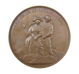 1877 William Mulready Art Union Of London 56mm Medal - By Adams