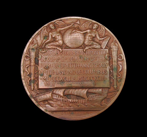 1882 Epping Forest Dedication 75mm Medal - By Wiener