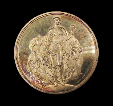 c.1900 Royal Horticultural Society 55mm Silver Medal - By Wyon