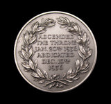 1936 Edward VIII Abdication 35mm Silver Medal - By Pinches