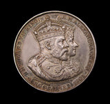 1902 Edward VII Coronation 38mm Silver Medal - By Fenwick