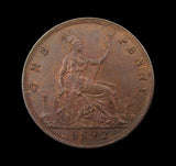 Victoria 1892 Penny - GEF