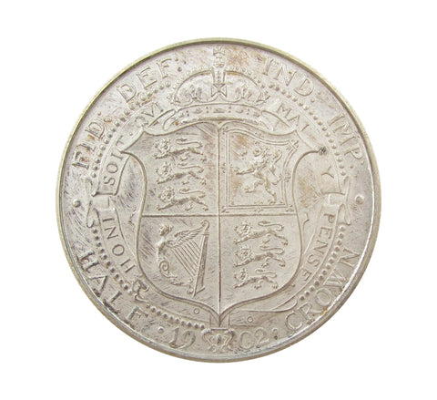 Edward VII 1902 Matt Proof Halfcrown - nFDC