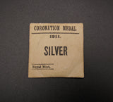 1911 George V Coronation 31mm Silver Medal - With Envelope