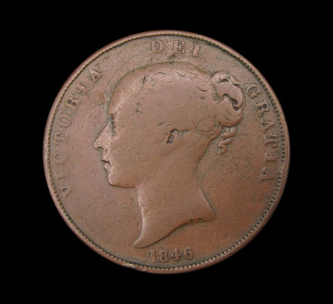 Victoria 1846 Penny - VG