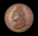 1897 Diamond Jubilee City Of Coventry 39mm Bronze Medal - By Carter