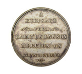 1889 Harry L.W Lawson London County Council 35mm Silver Medal