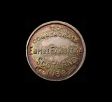 1938 Scotland Empire Exhibition 19mm Silver Medal - By Turner & Simpson