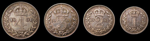 Victoria 1901 Full Maundy Set