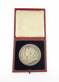 1897 Victoria Diamond Jubilee 56mm Silver Medal - Cased