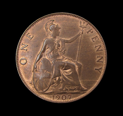 Edward VII 1907 Penny - GEF