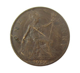 George V 1919 H Penny - GVF