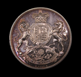 1837-1886 Stock Brokers Pass 40mm Silver Medal By Wyon - Naylor Type 7 - Cased