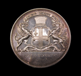 1837-1886 Stock Brokers Pass 40mm Silver Medal By Wyon - Naylor Type 7 - Cased