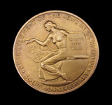 1956 Resettlement Of Jews In Great Britain Tercentenary 38mm Gold Medal