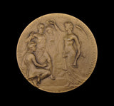1909 London Imperial International Exhibition 51mm Medal - By Bowcher