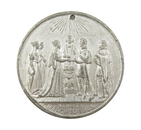 1863 Marriage Of Prince Of Wales 46mm Medal
