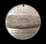 1855 Death of Lord Raglan Before Sebastapol 42mm Medal