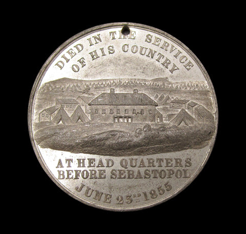 1855 Death of Lord Raglan Before Sebastapol 42mm Medal