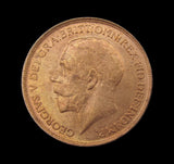 George V 1912 H Penny - A/UNC
