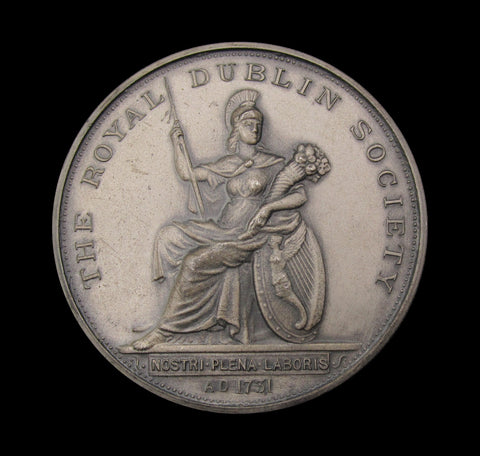 1926 Royal Dublin Society 52mm Silver Medal - By Dingley