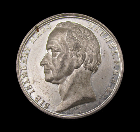 1843 Thames Tunnel Opened Brunel 38mm Medal - By Taylor