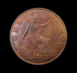 George V 1917 Penny - GEF