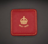 1935 George V Silver Jubilee Royal Mint 57mm Silver Medal - Cased